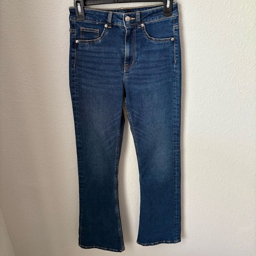 NWOT H&M Divided Flared High Jeans Size 4 - Picture 5 of 7